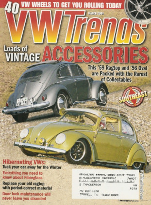 VW TRENDS 2004 MAR - VW WHEEL GUIDE, SLIDING SUNROOF REPLACED, COOL 56